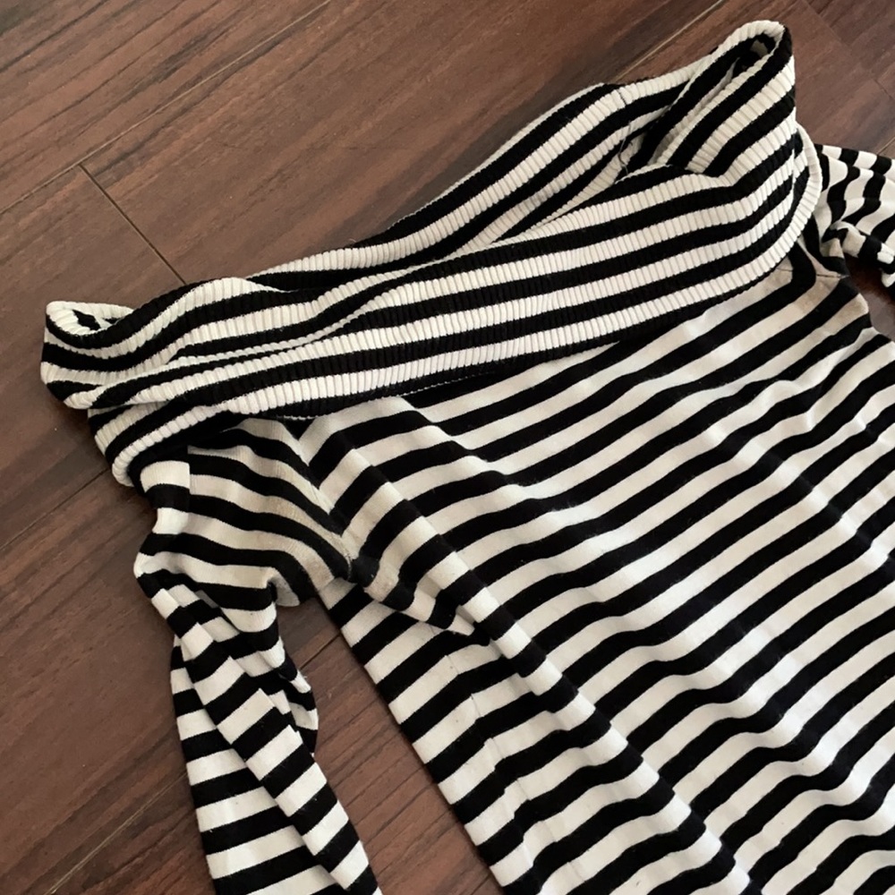COPY - Striped Off Shoulder Dress